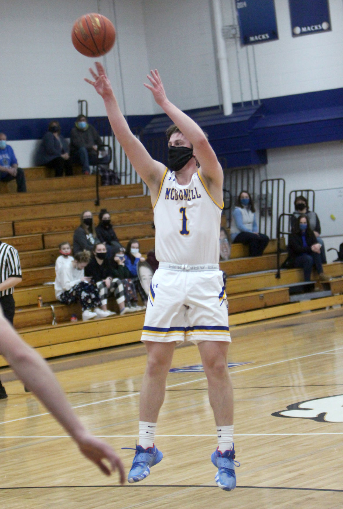 Bruce at McDonell boys basketball 2-19-21
